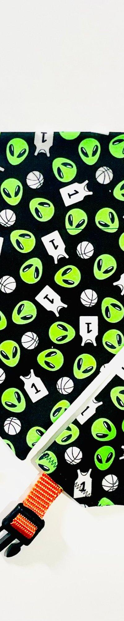 San Antonio Spurs Wemby Alien in Black Collar Pet Scarf