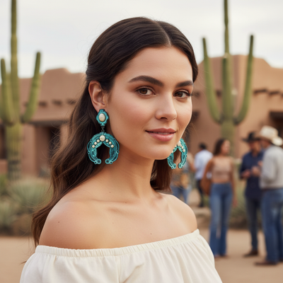 Sierra Squash Blossom Earrings
