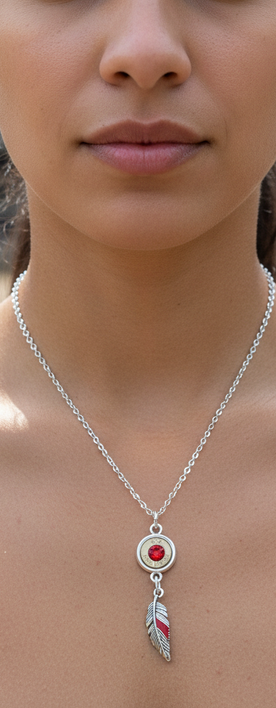 The Caliber Collection Feather Necklace