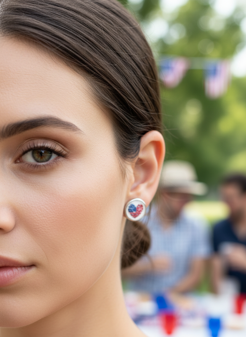 Americana Stud Earrings