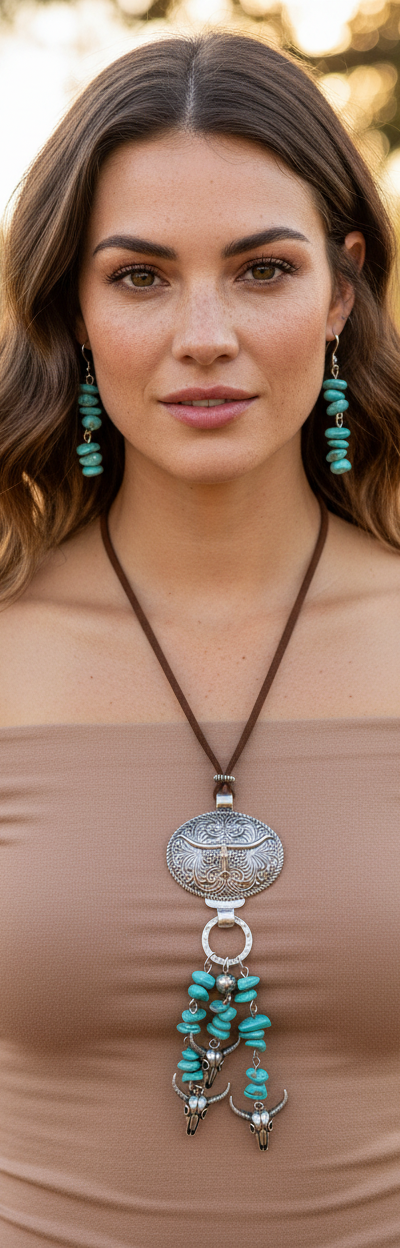 San Antonio Falls Necklace & Earring Set