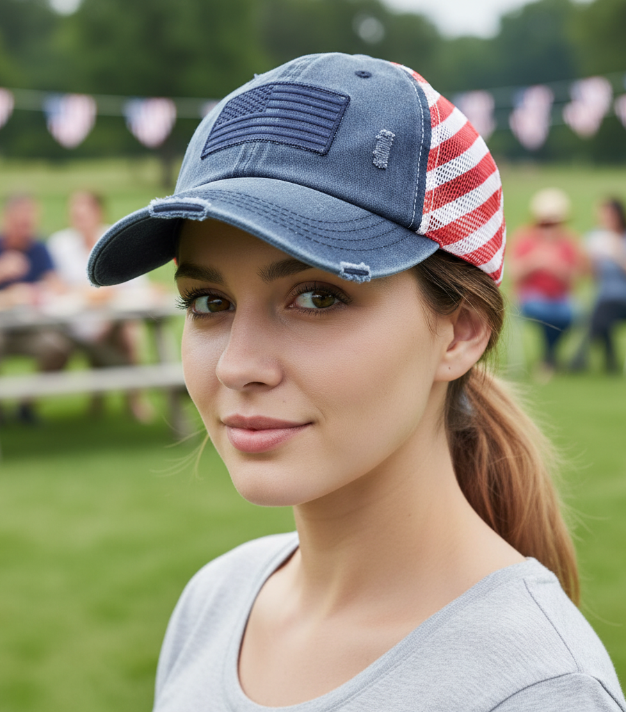 C.C. Beanie Criss-Cross Ponytail Cap