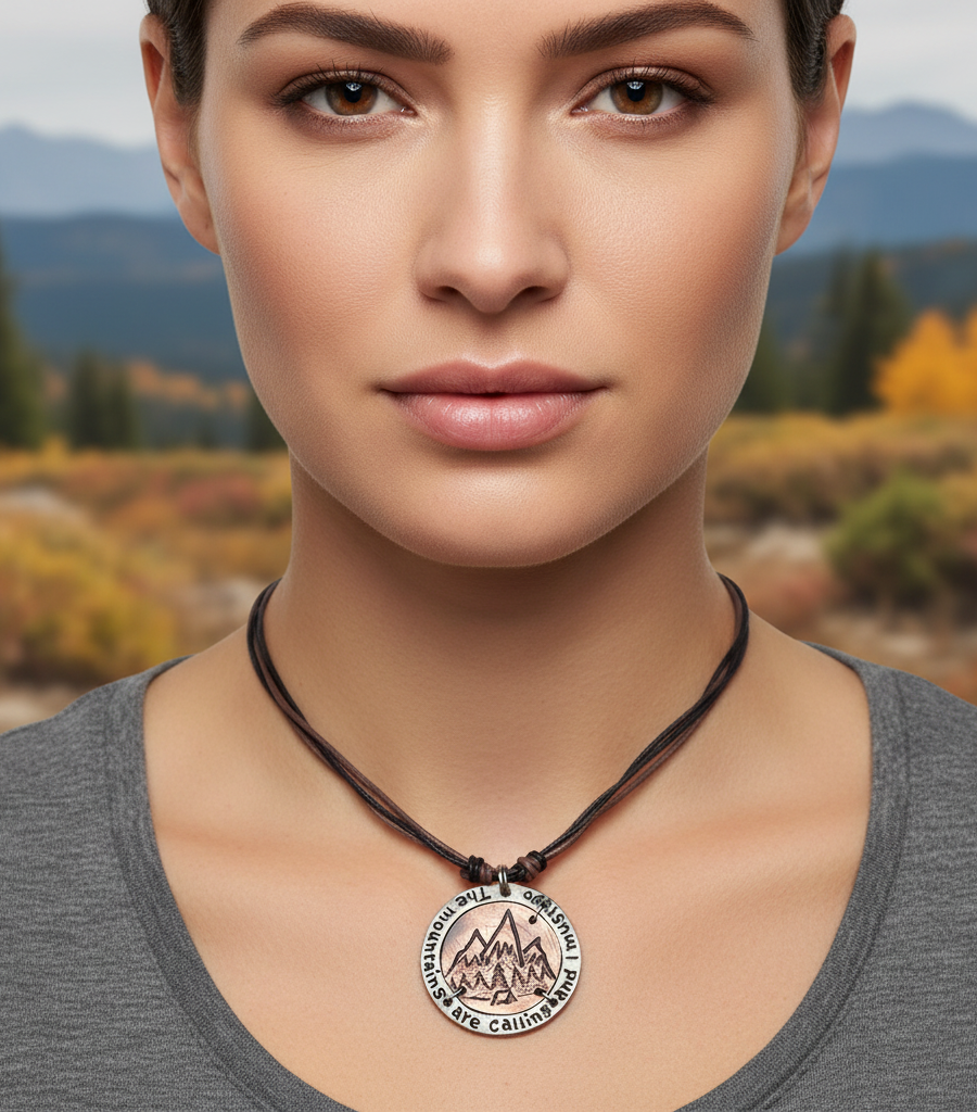 Mountains Are Calling Necklace