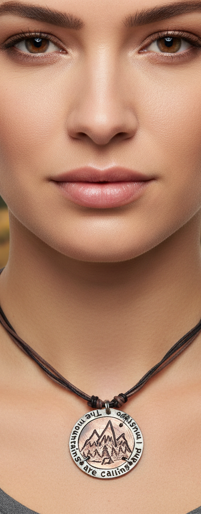 Mountains Are Calling Necklace