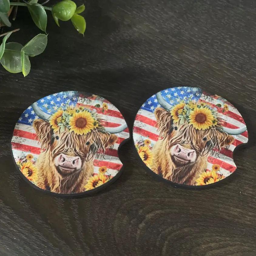 Decorative Car Coaster Sets