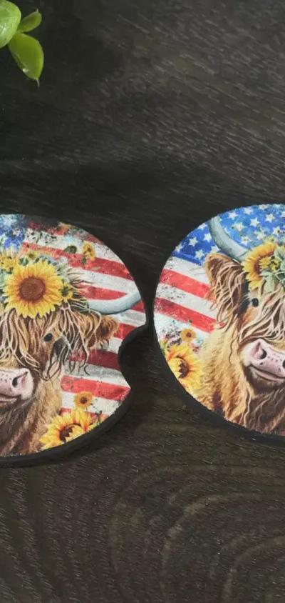 Decorative Car Coaster Sets
