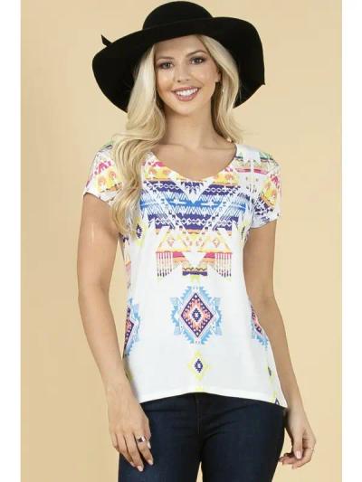 Charlize Aztec Tee