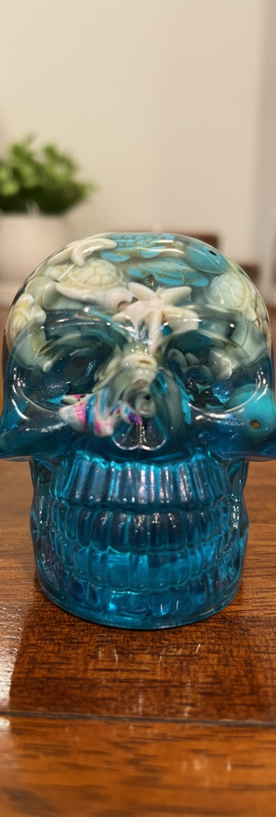 Resin Coastal Skull