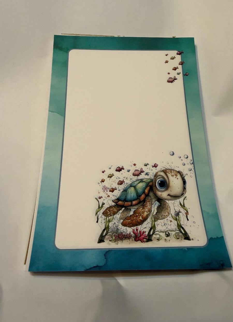 TURTLE NOTEPADS 6 X 4