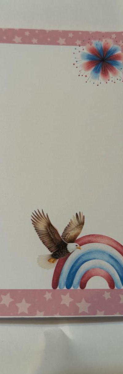 JULY 4TH NOTEPADS 6 X 4