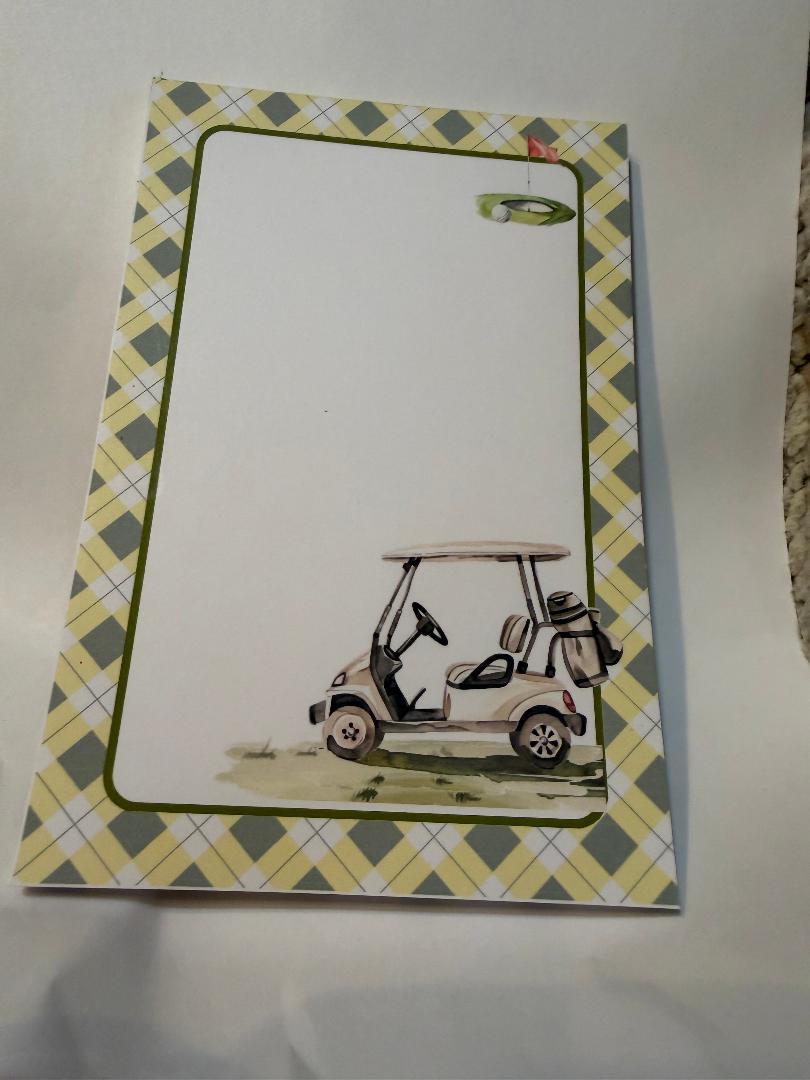 GOLF NOTEPAD 6 X 4