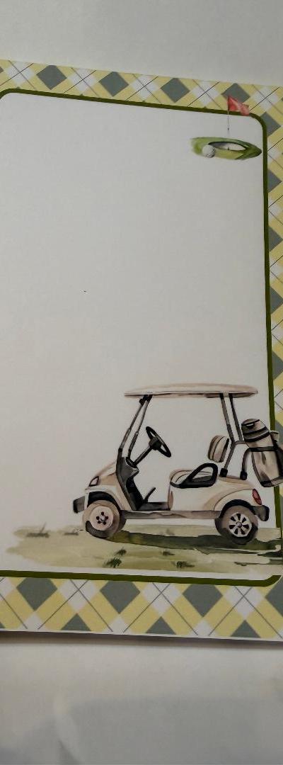 GOLF NOTEPAD 6 X 4
