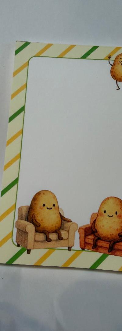 CUTE POTATO NOTEPAD 6 X 4