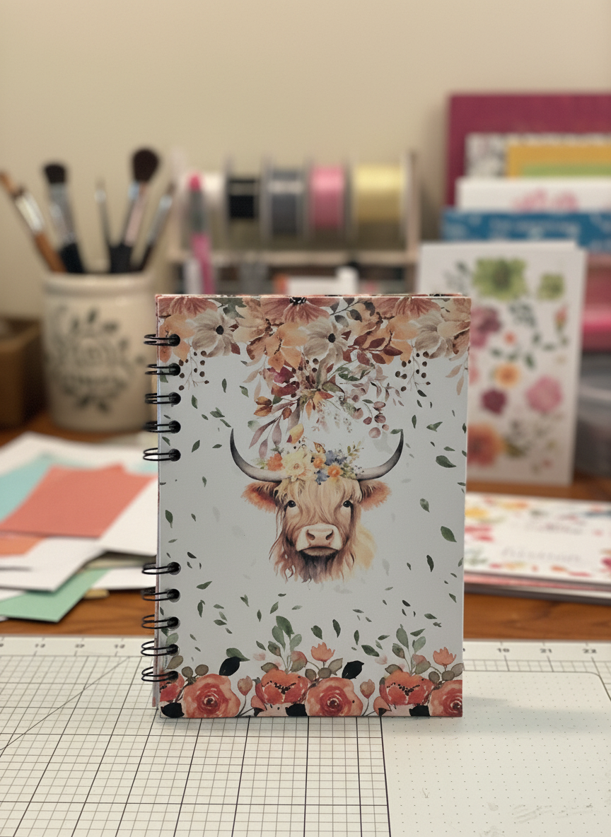 HIGHLAND COW JOURNAL 5 x 7