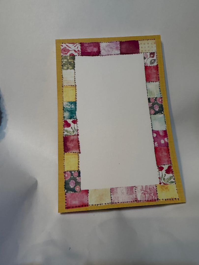 QUILTING NOTEPAD 6 X 4