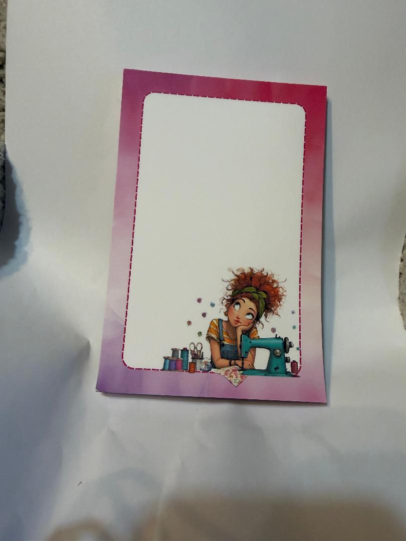 QUILTING NOTEPAD 6 X 4