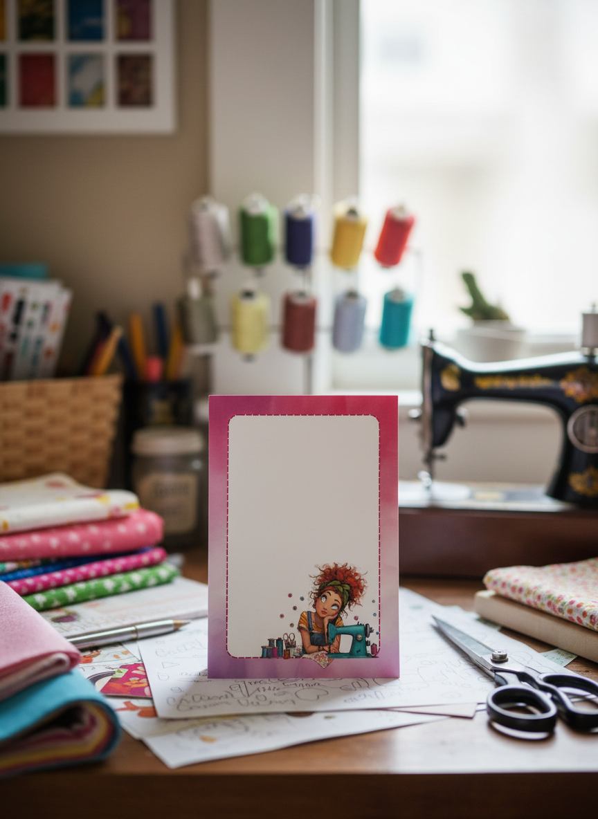 QUILTING NOTEPAD 6 X 4