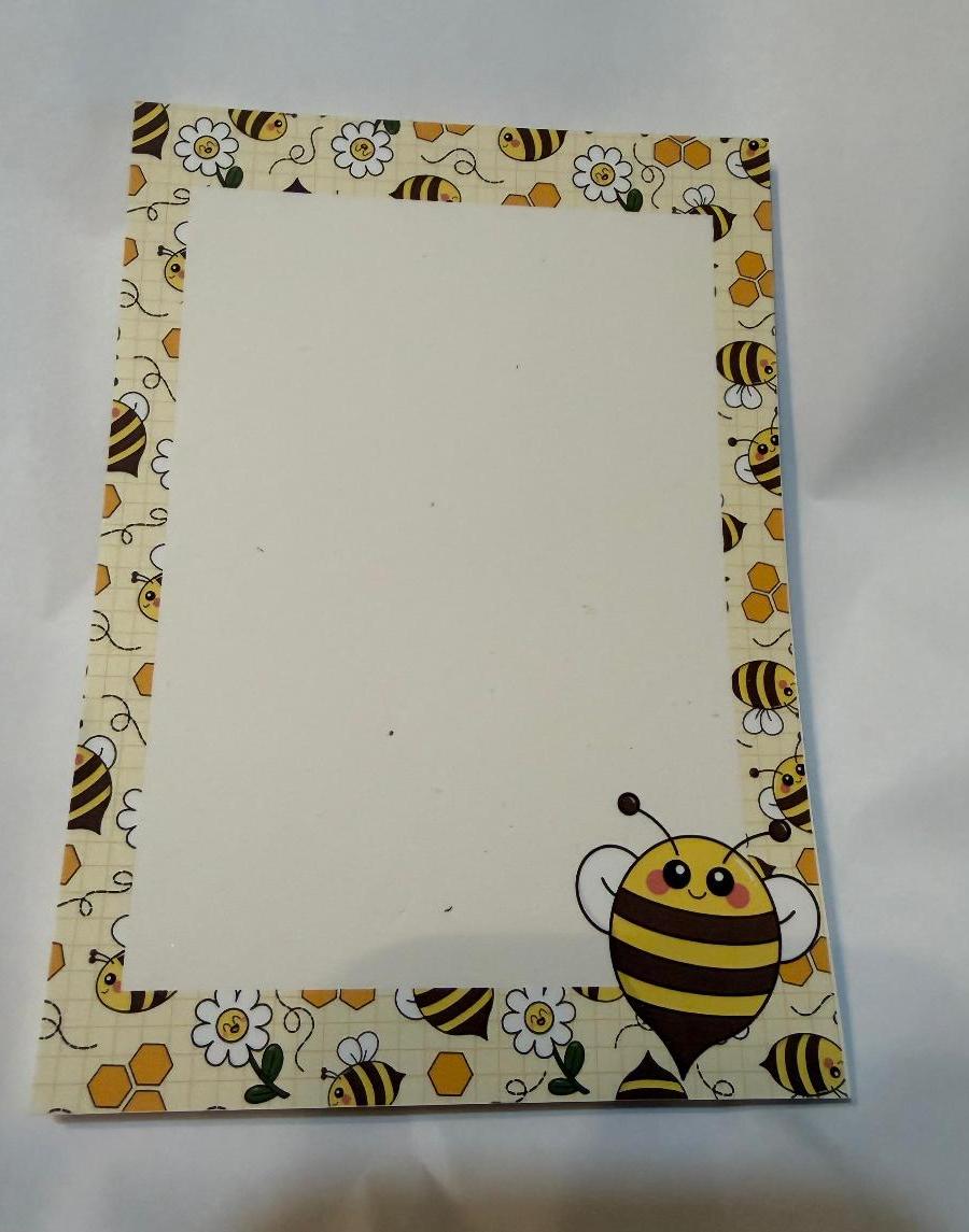 HONEYBEE NOTEPADS 6 X 4