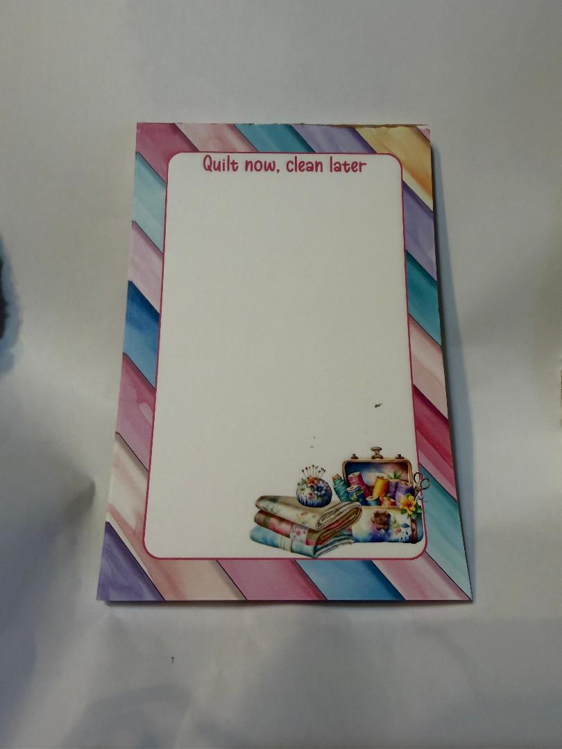 QUILTING NOTEPAD 6 X 4
