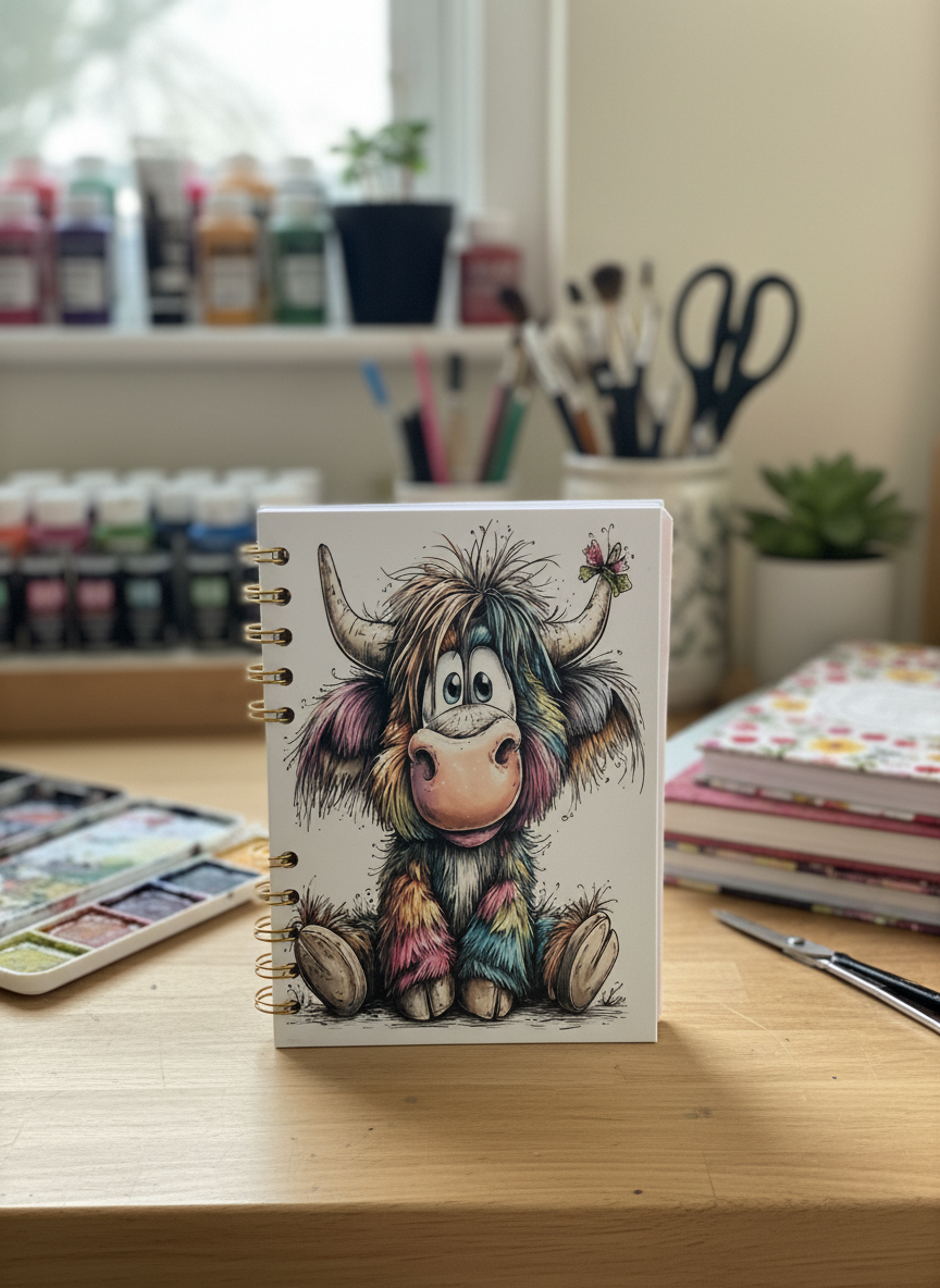 FUNNY COW JOURNAL 5x7