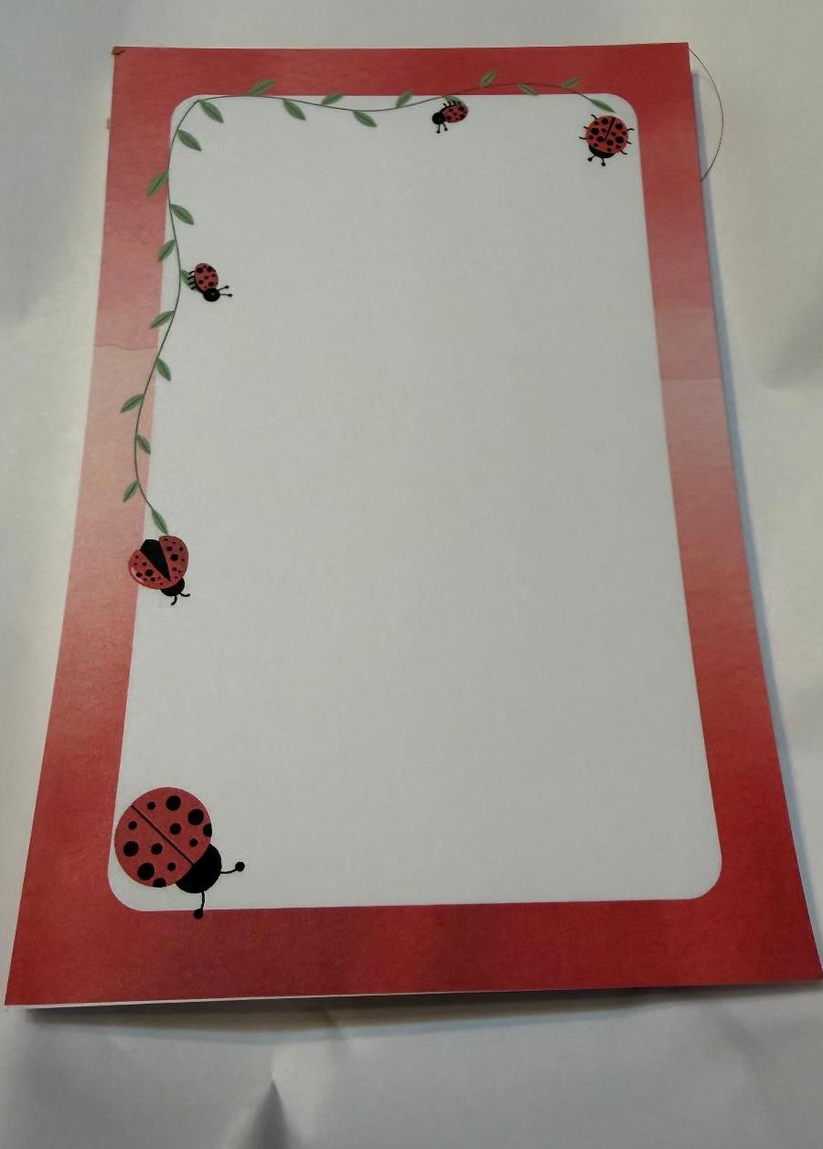 LADYBUGS NOTEPAD 6 X 4