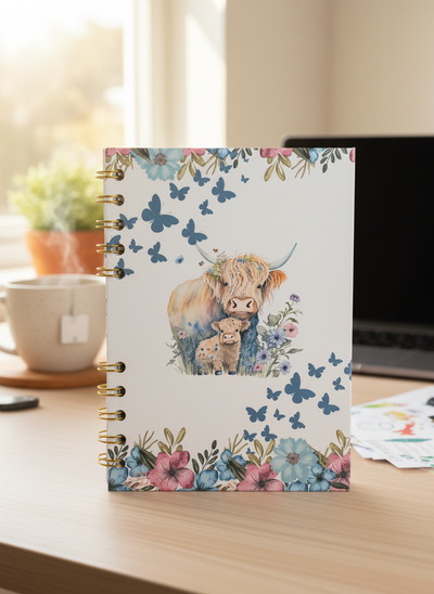 JOURNAL HIGHLAND COW 5 x 7