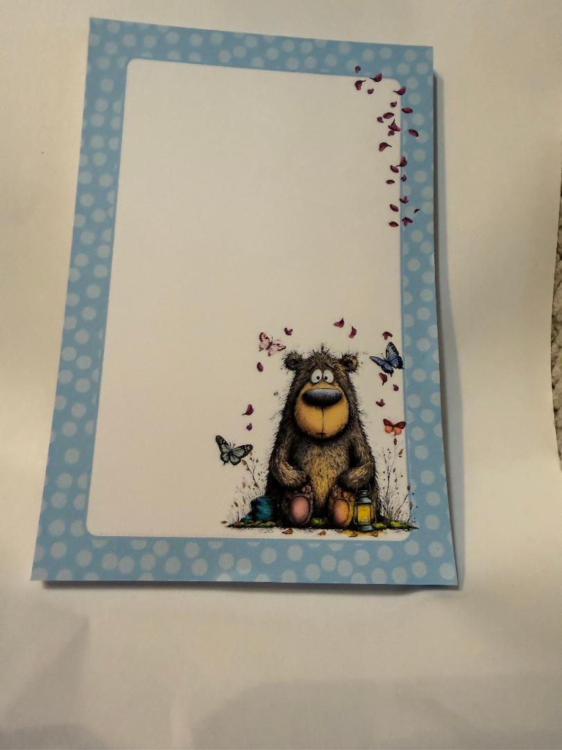 BEAR NOTEPAD 6 X 4