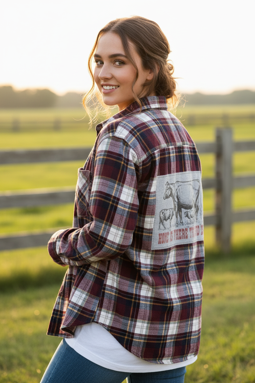 Restyled Flannel Shirt 