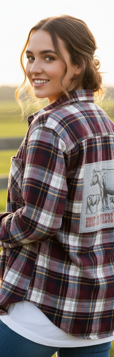 Restyled Flannel Shirt