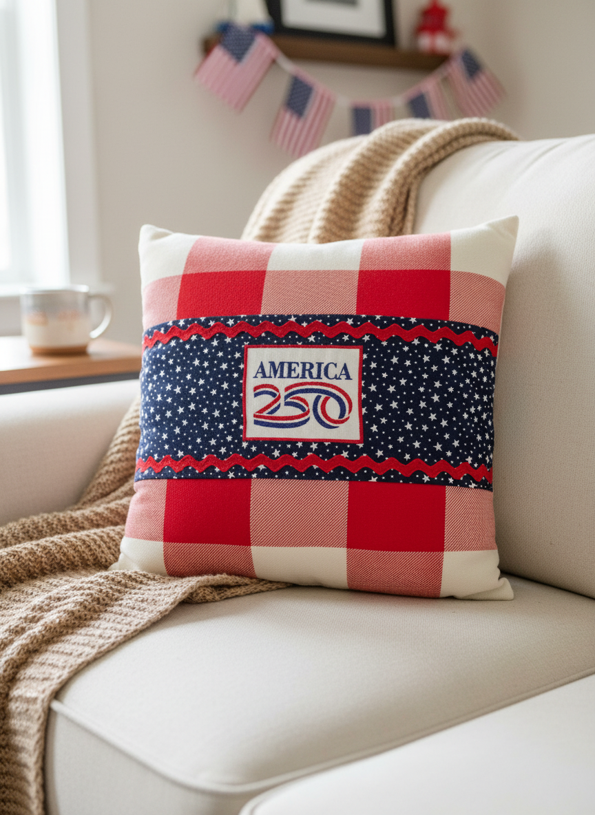 Patriotic pillow