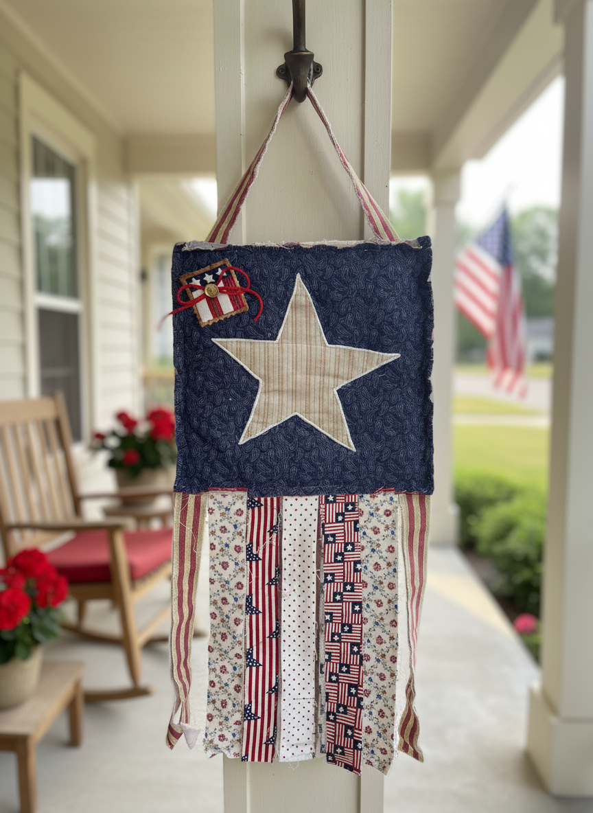 Patriotic Peg Wall Hanger