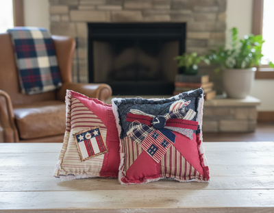 Patriotic Pillow Tucks  set of 2