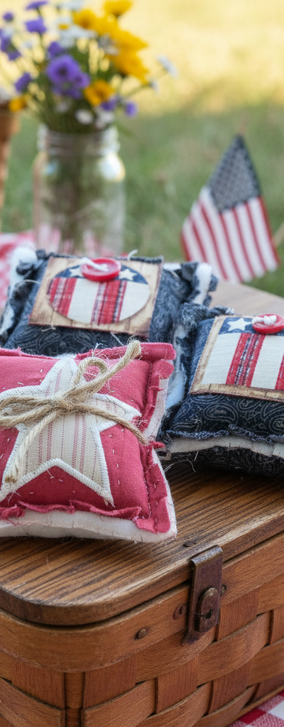Patriotic Pillow Tucks set of 3