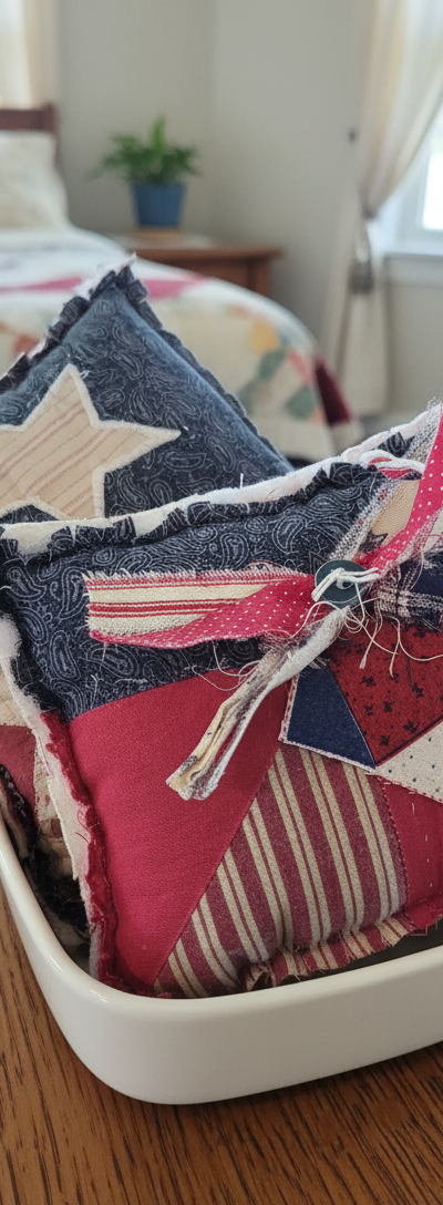 Patriotic Pillow Tucks set of 2