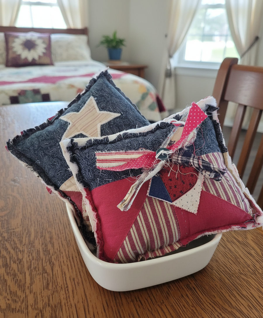 Patriotic Pillow Tucks set of 2