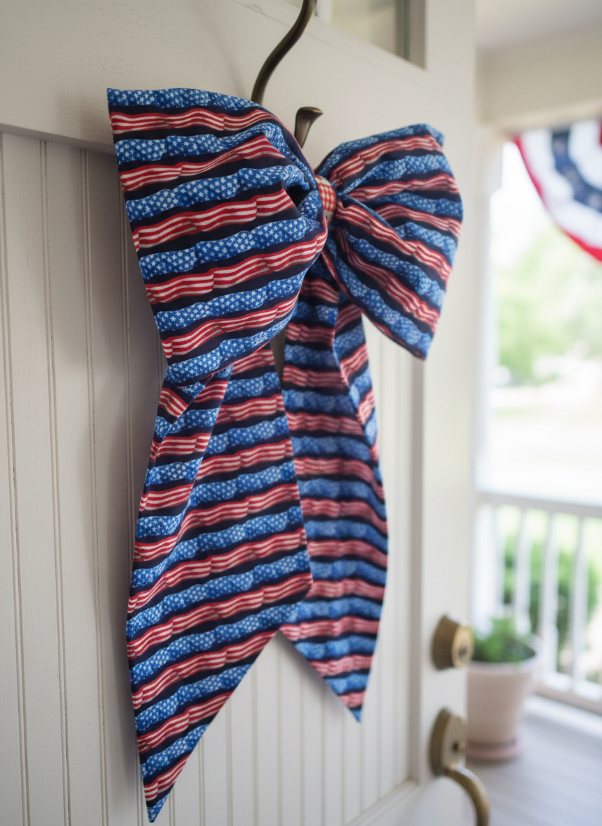 Patriotic BIG Bow