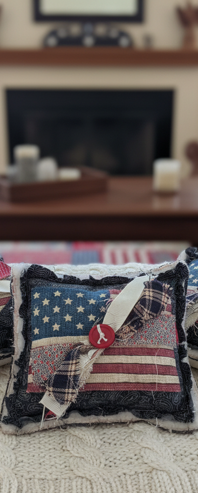 Patriotic Pillow tucks