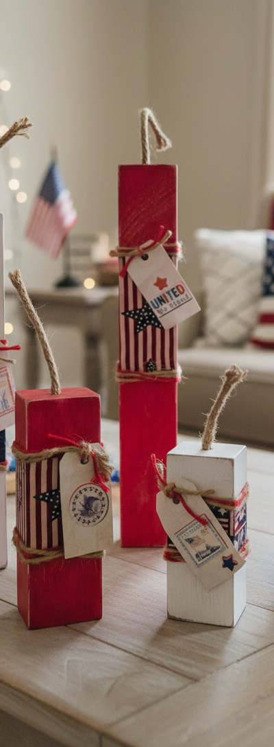 Fireworks Decor set of 5