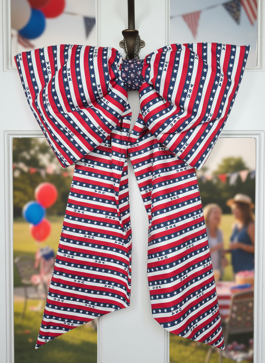 Patriotic BIG Bow