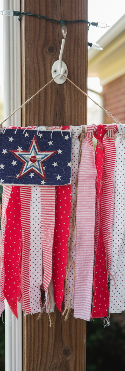 Patriotic wall hanging