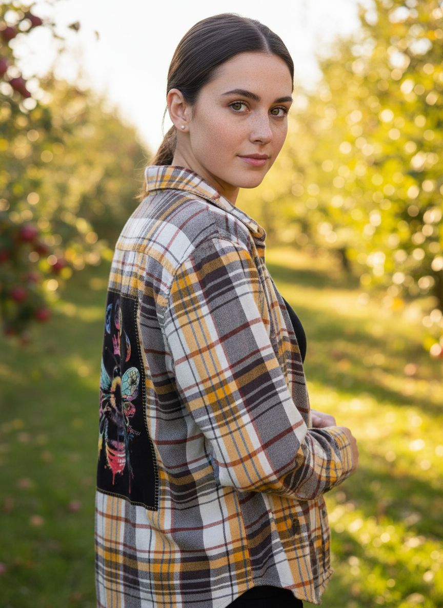Restyled Flannel Shirt