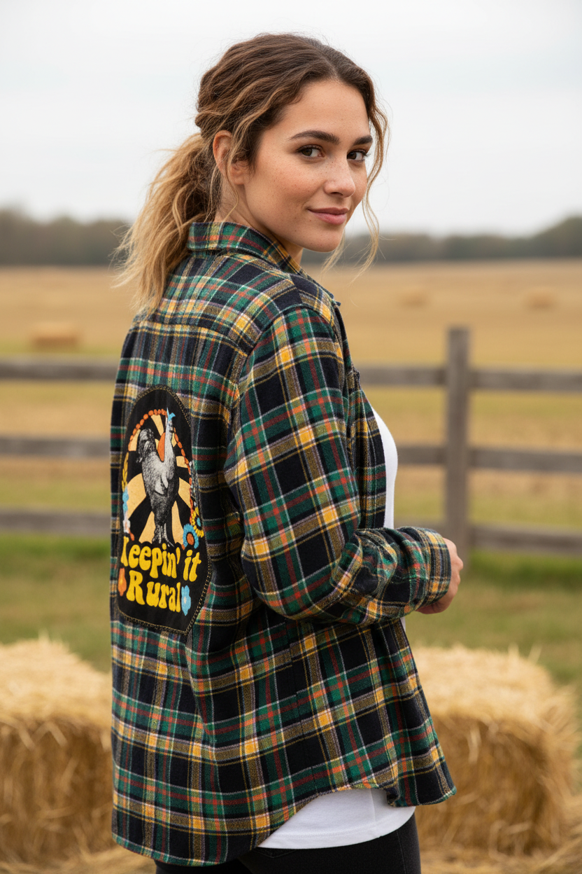 Restyled Flannel Shirt