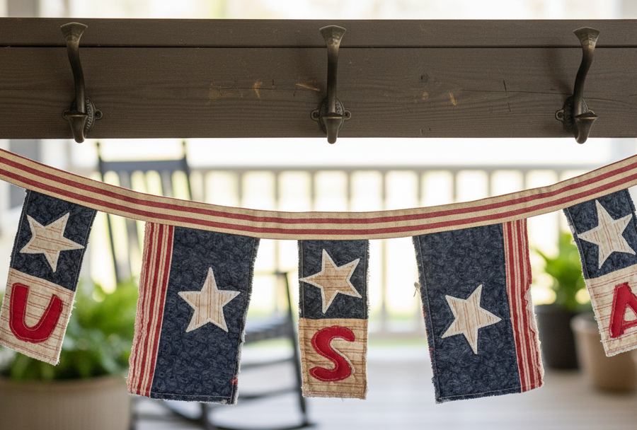 Patriotic garland