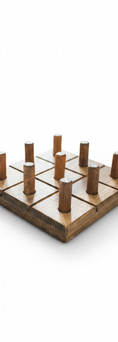 Tic Tac Toe Peg Game