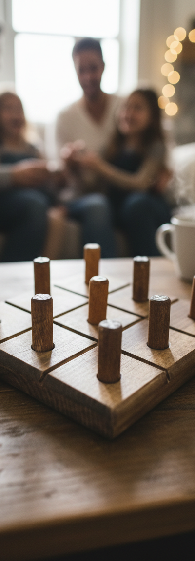 Tic Tac Toe Peg Game