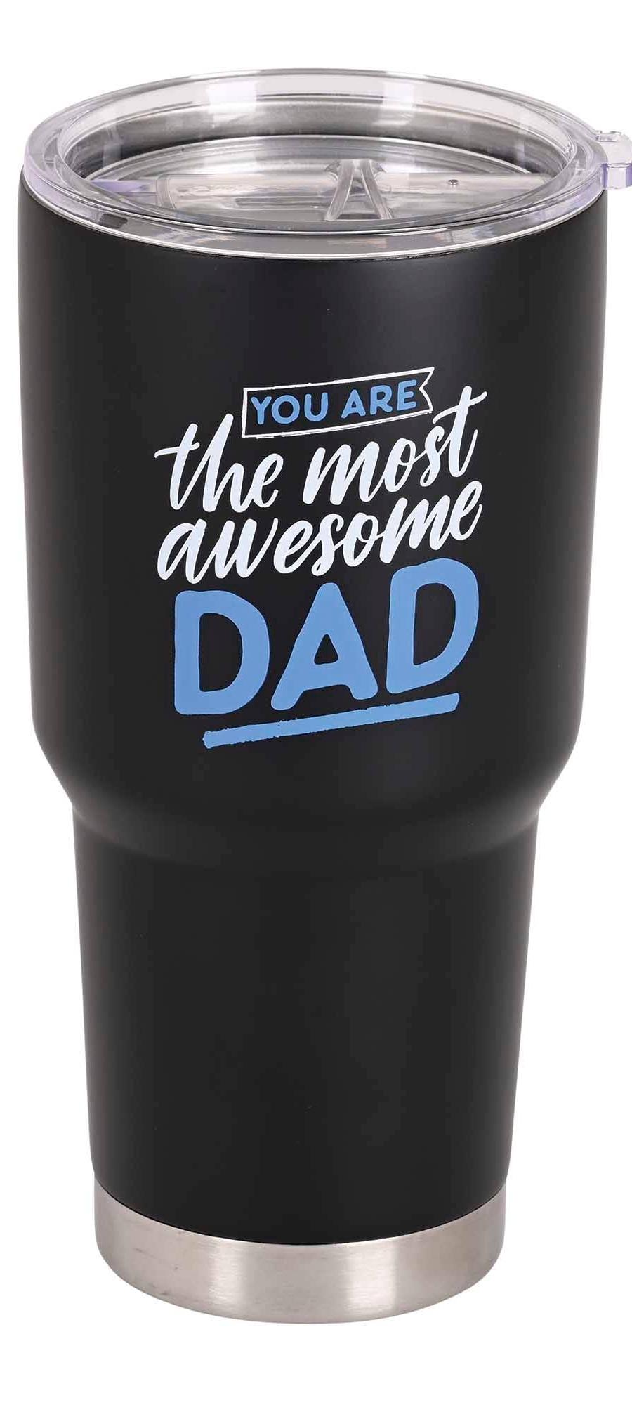 Tumbler Most Awesome Dad Black 30 oz