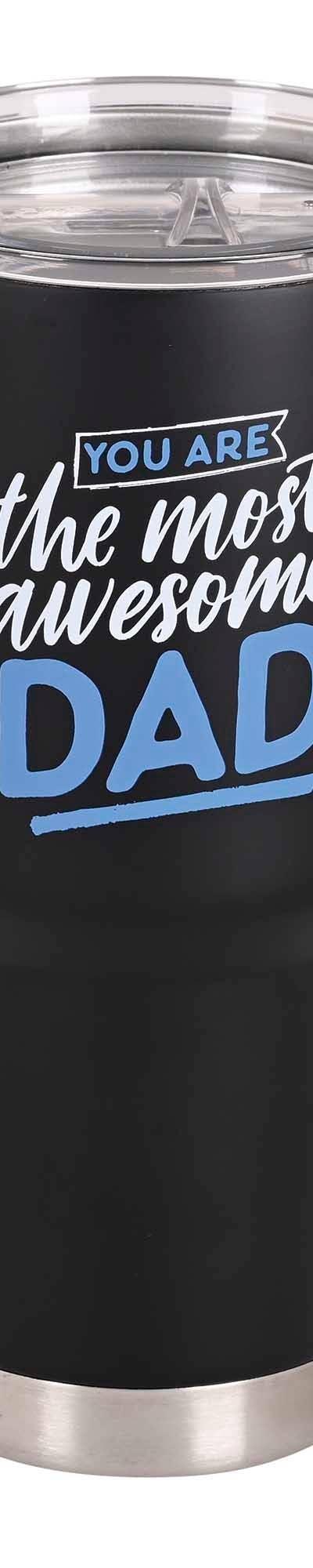 Tumbler Most Awesome Dad Black 30 oz