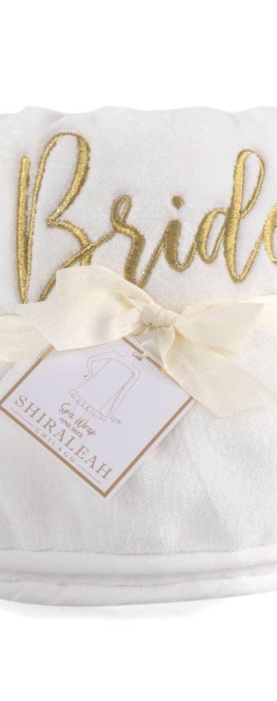 "BRIDE" SPA WRAP, IVORY