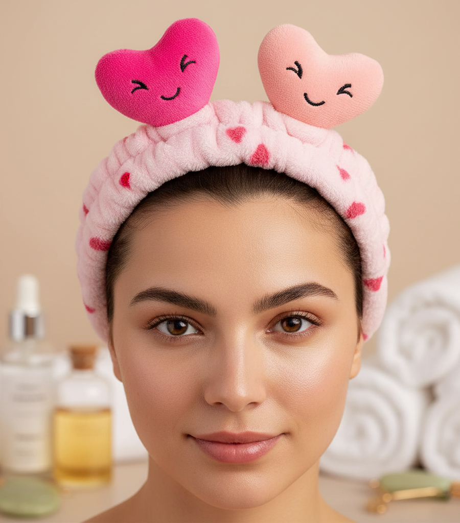 Plush Heart Headband