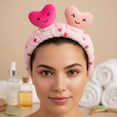 Plush Heart Headband